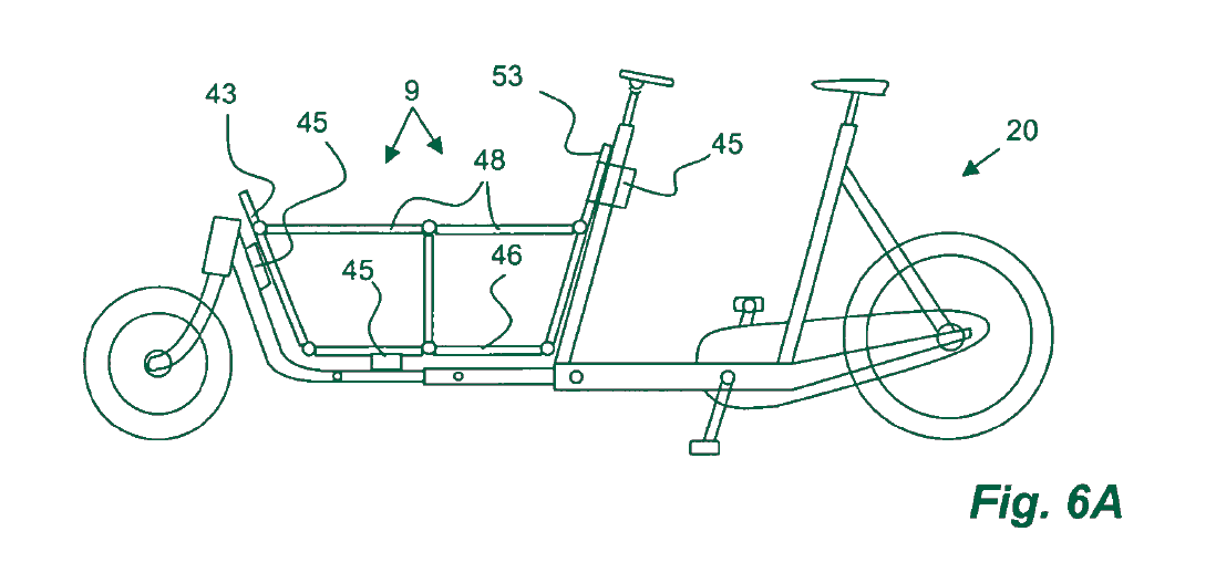 voorbeeld van een bakfiets uitvinding in een patentaanvraag